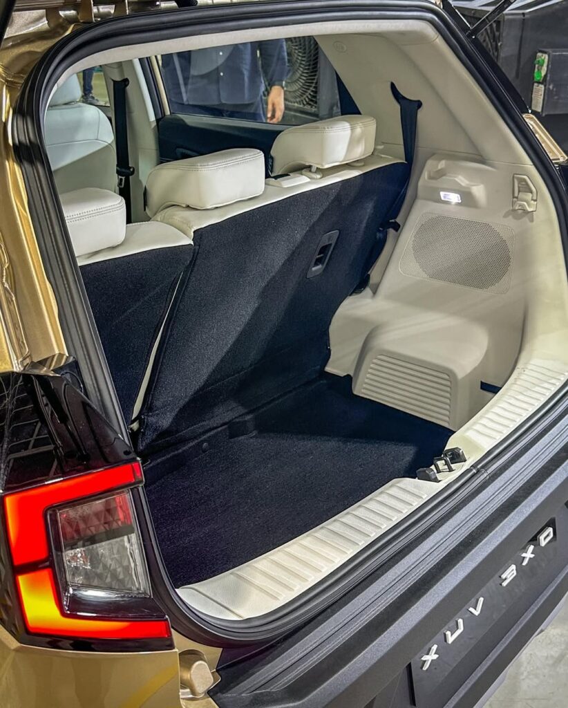 Mahindra XUV 3XO interior back view