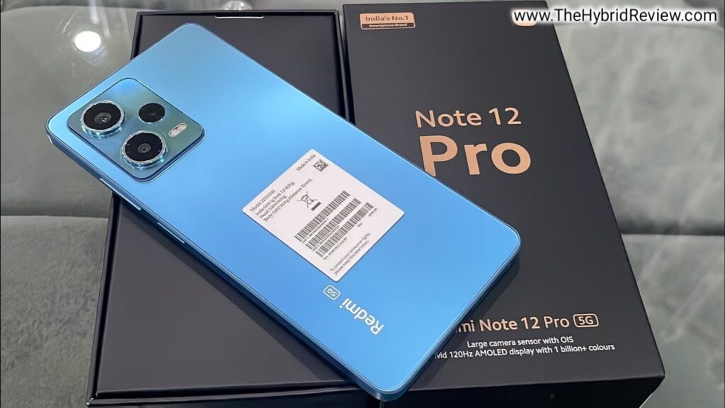 Redmi Note 12 Pro 5G phone photo image